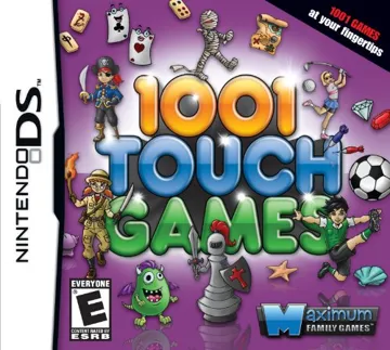 1001 Touch Games (USA) box cover front